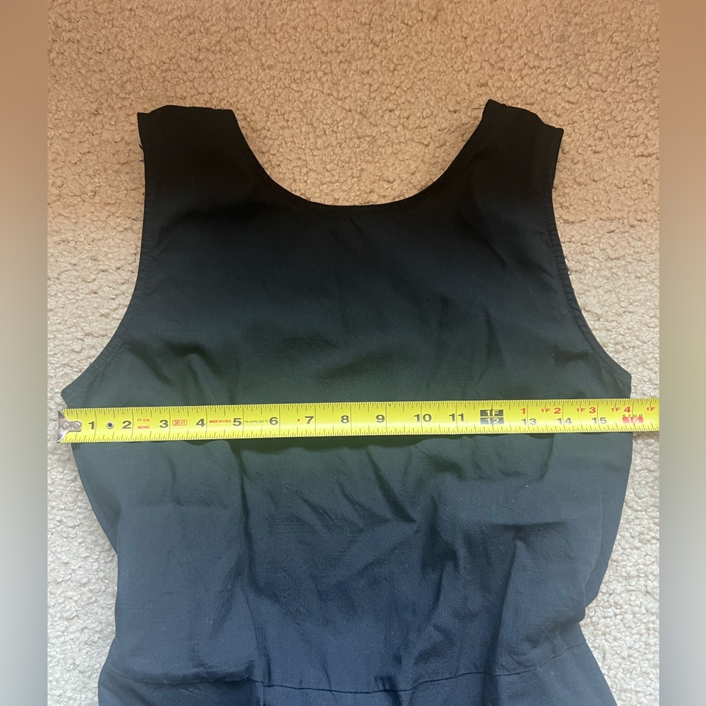 NWT: Marine Layer Eloise Belted Jumpsuit: Black - Picture 7 of 10